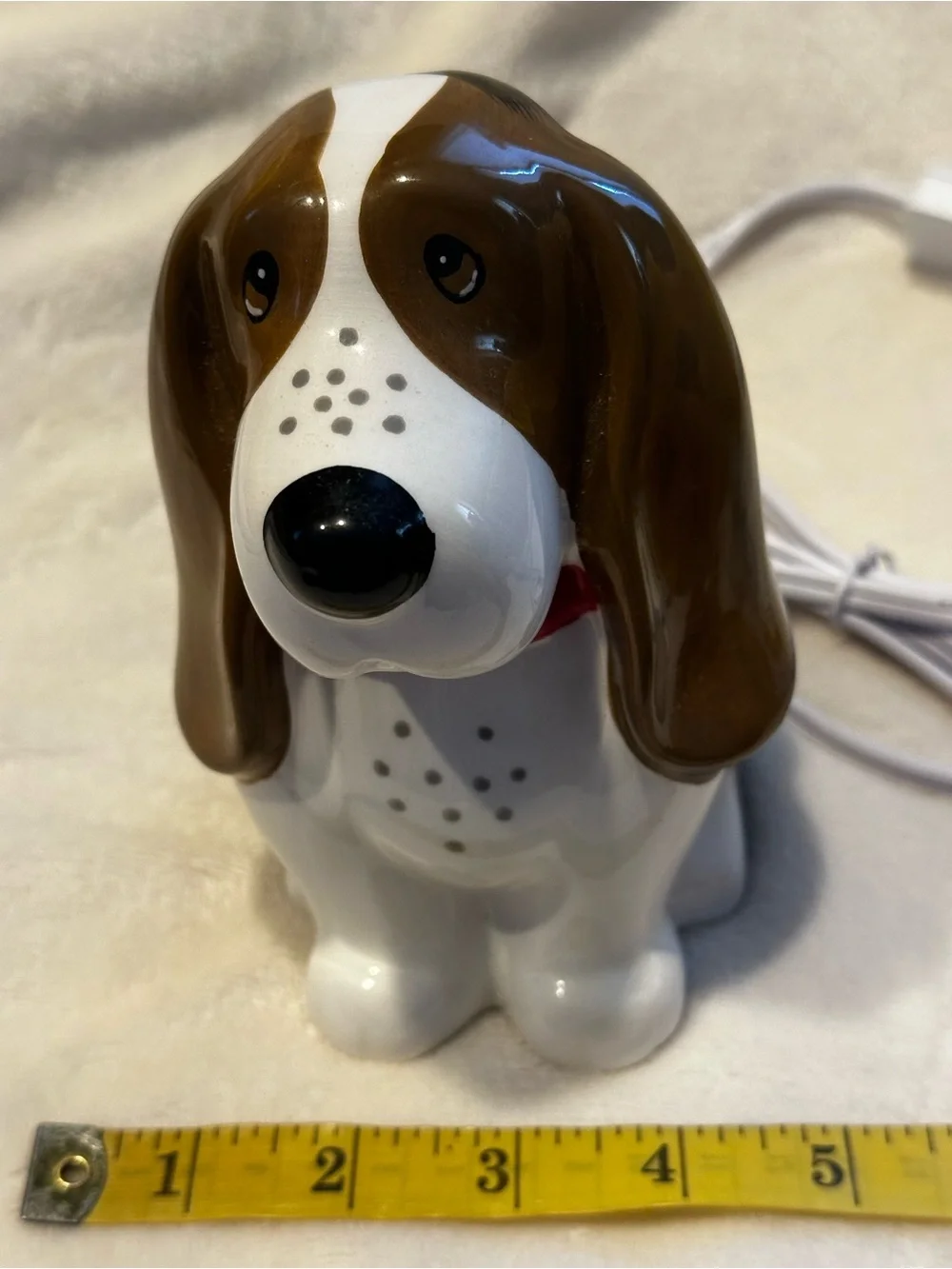 The Pioneer Woman Basset Hound Ceramic Electric Night Light Timer Tested Works